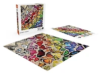 Buffalo Games - Large Pieces - Butterfly Chroma - 300 Piece Jigsaw Puzzle