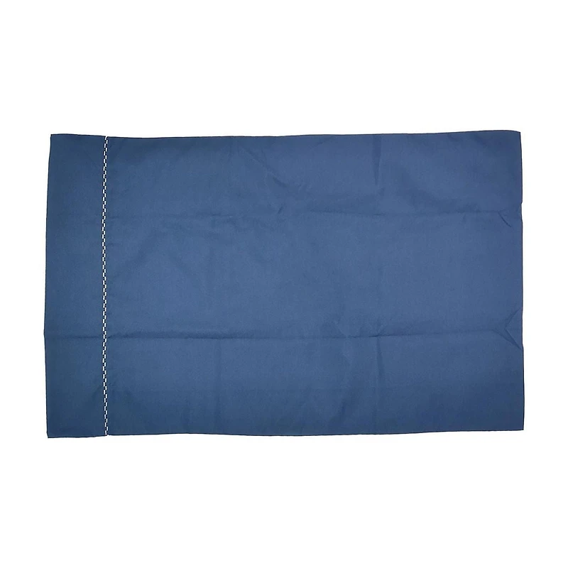 Parure de lit Mainstays Soft Touch Bed in a Bag, 11 pièces, réversible, motif floral bleu, avec draps, pour lit double Couette et draps tout-en-un, pleine grandeur