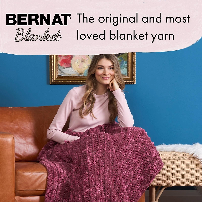 Bernat® Blanket Tweeds™ Yarn, Polyester #6 Super Bulky, 10.5oz/300g, 220 Yards