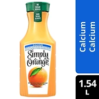Jus Simply Orange avec calcium 1.54L, 1,54 x L