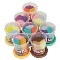 Play-Doh, salon de coiffure Coiffeur créatif, jeu créatif pour enfants à partir de 3 ans, 8 pots de 56 g de Play-Doh tricolore atoxique À partir de 3 ans