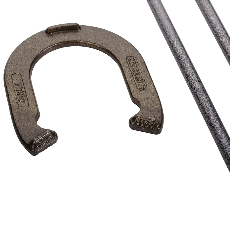 Triumph Outdoor Steel Horseshoes Backyard Game Set