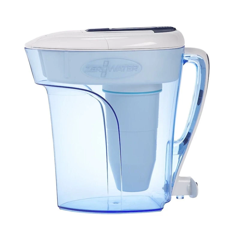 Système de filtration de versement en pichet ZeroWater à 12 tasses avec Indicateur électronique TDS gratuit