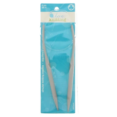 Love Knitting 24" Circular Knitting Needles, Sizes 4.0 - 8.0 mm