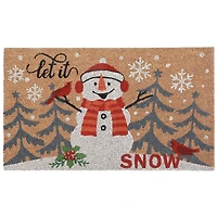 Paillasson En Fibre De Coco (Bonhomme De Neige - Let It Snow)