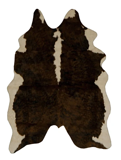Faux Cowhide Mini Ex Brindle Accent Rug