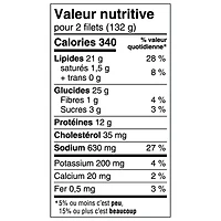 BlueWater Seafoods English Style Fish, Wild Caught Pollock, Frozen, 6 Count, 500 g Package, English style wild-caught pollock fillets