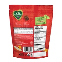 Little Gourmet Organic Fruit & Veggies Bites Blueberry Carrot Apple with Quinoa