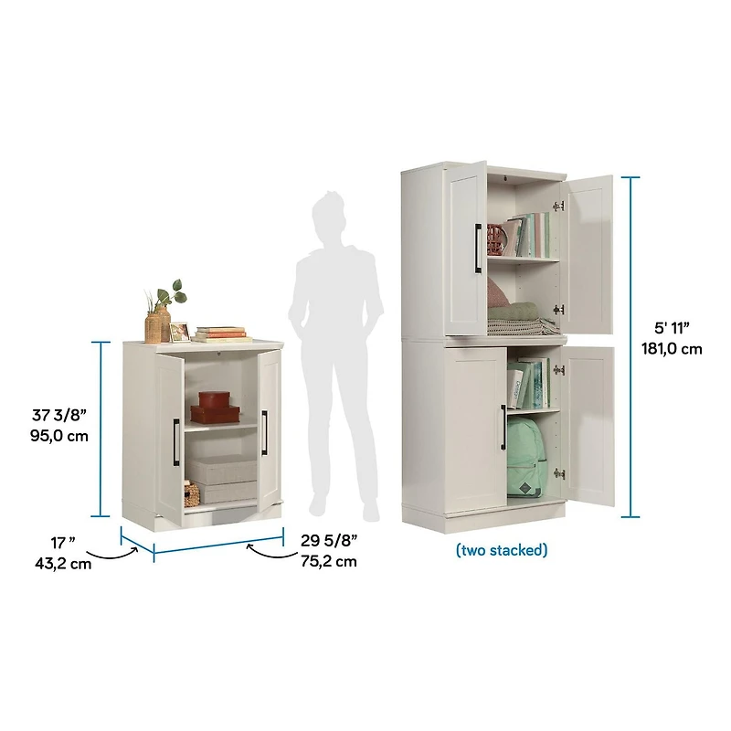 Sauder HomePlus Base Cabinet, White, 438284