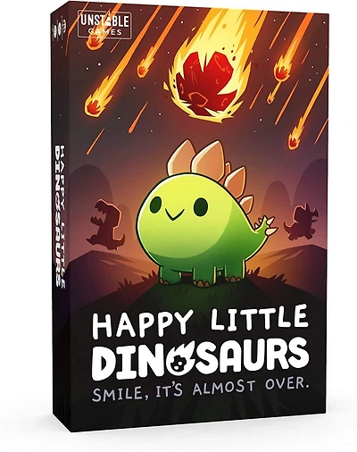Happy Little Dinosaurs Party Card Game – Fun Survival Board Game for 2–4 Players - English