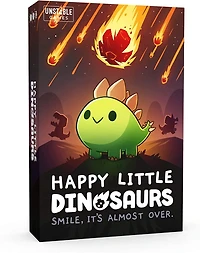 Happy Little Dinosaurs Party Card Game – Fun Survival Board Game for 2–4 Players - English