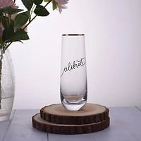 Verre sans tige Champagne flûtes vin verres de Champagne Water Cup BPA-Free for Housewarming Friends verre clair