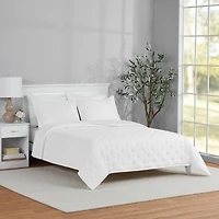 Mainstays 3-Piece Comforter Set, Arctic White, Double Queen, Double Queen