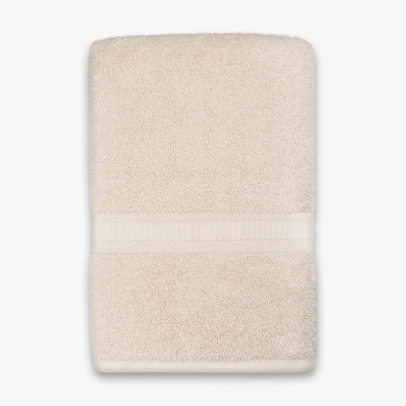 Drap de bain uni Mainstays Basics 100% coton 30x60
