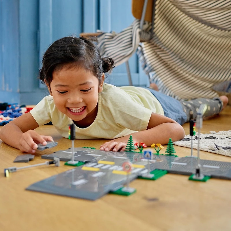 LEGO City Road Plates 60304 Toy Building Kit (112 Pieces)