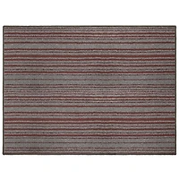 MAINSTAYS 36"x48" Rectangular Grey and Red Tufted Floor Mat