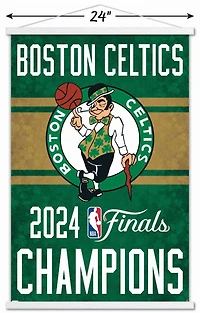 NBA Boston Celtics - 2024 NBA Finals Team Logo Wall Poster, 22.375" x 34" Framed