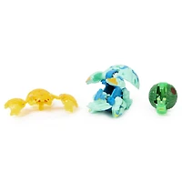Bakugan Evolutions, Colossus with Nano Sludgem and Widow Platinum Power Up Pack, True Metal Bakugan Action Figure, 2 Nanogan, 2 Bakucore, 2 Ability Cards, Kids Toys for Boys, Ages 6 and Up