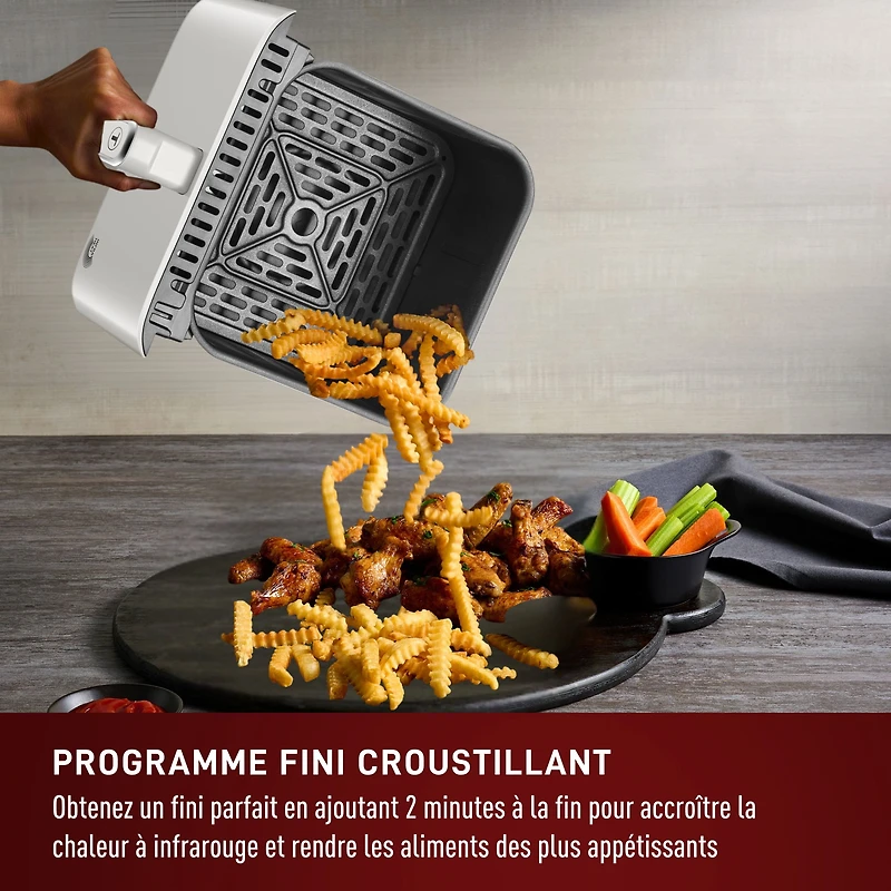 T-fal Infrared Air Fryer, 7-in-1, 5L/5.3QT, Infra-heat™ Technology, No-Preheating, Faster, Juicier, Crispier, Oat