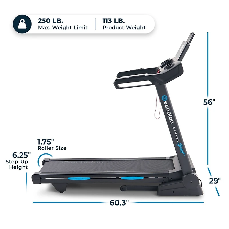 Tapis Roulant Sportif Stride 30