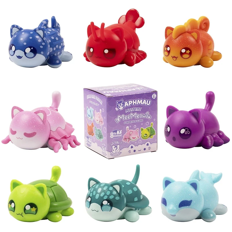 Figurines mystères Aphmau MeeMeow – Série 4 – Under the Sea Aphmau MeeMeow