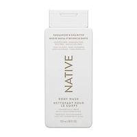 Native – Nettoyant pour le corps Bois de santal et beurre de karité 532 ML