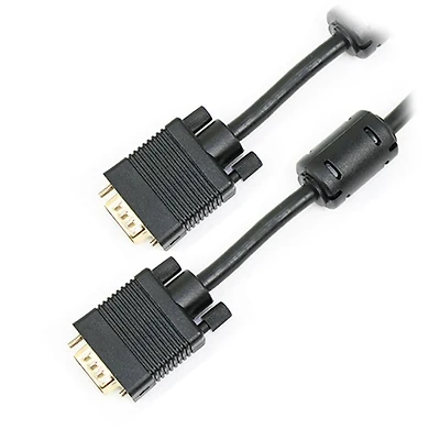 BlueDiamond Premium VGA Ferrite True 15 Pin - 1920*1080 @ 60HZ, 30AWG Male to Male, Black