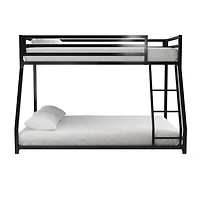 DHP Miles Metal Twin/Full Bunk Bed