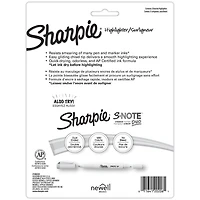 Surligneurs Sharpie Tank, Couleurs pastel douces, Assorties, Pointe biseautée, 6 unités Surligneurs à grandes pointes