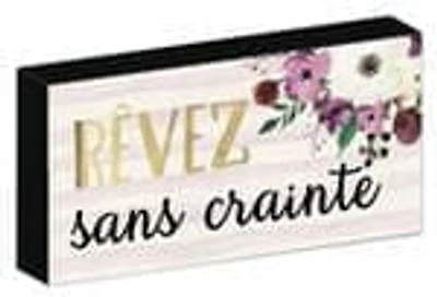 hometrends Inspirational Block Art