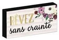 hometrends Inspirational Block Art