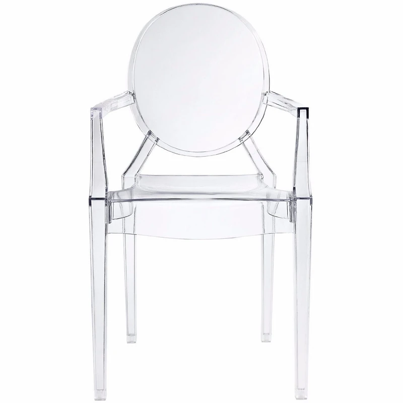Nicer Furniture Ghost Clear Arm Chair