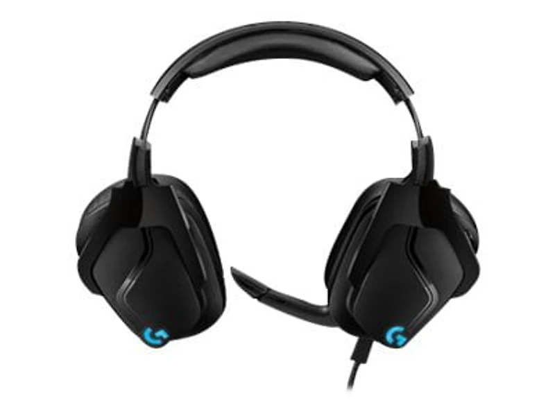 Logitech G935 Wireless 7.1 Surround Lightsync Gaming Headset Stereo USB, Mini-phone (3.5mm) - Wired/Wireless - Over-the-head - Binaural - Circumaural - Cardioid, Uni-directional Microphone Black, Blue