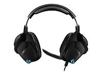 Logitech G935 Wireless 7.1 Surround Lightsync Gaming Headset Stereo USB, Mini-phone (3.5mm) - Wired/Wireless - Over-the-head - Binaural - Circumaural - Cardioid, Uni-directional Microphone Black, Blue