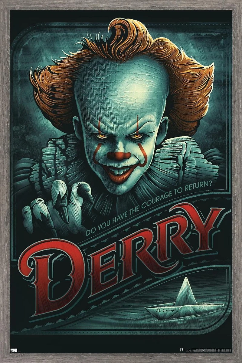 IT - Pennywise Derry Wall Poster