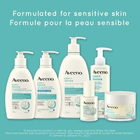 Gel hydratant quotidien Aveeno Calm + Restore, avoine prébiotique, aloès, provitamine B5, soulage la peau sèche et sensible, sans parfum