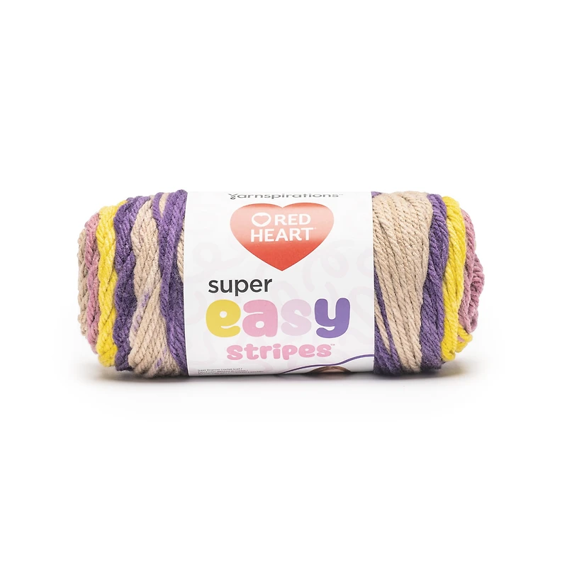 Laine acrylique super épaisse Red Heart® Super Easy™ n° 6, coloris Iris Blooms, 198 g (7 oz), 170 m (189 yards)