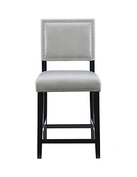 Tabouret de Comptoir Gris colombe Garland