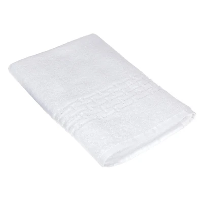 Serviette De Bain De Basketweave (30 X 60) (Blanc) - Ensemble De 2