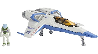 Disney Pixar Lightyear Hyperspeed Series Xl 15 Spaceship & Buzz Lightyear Figure