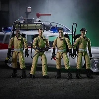 Ghostbuster Plasma Pack, coffret de 4 figurines de collection de 9 cm avec articulations à anneau caoutchouc, à partir de 4 ans