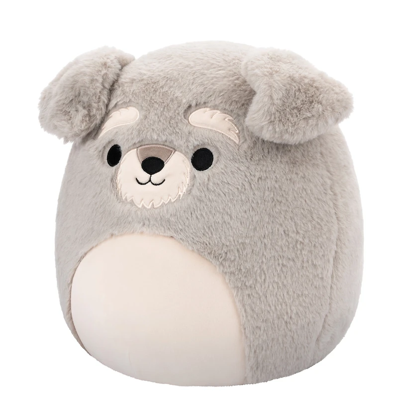 Squishmallows 12" Plush: Fuzz-a-Mallows - Shawn the Grey Schnauzer