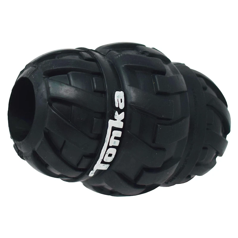 Tonka Tri-Stack Tread Feeder Dog Toy, Large, 4 inch
