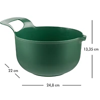 Bol de cuisine à mélanger 3 qt, Holiday Time, Vert