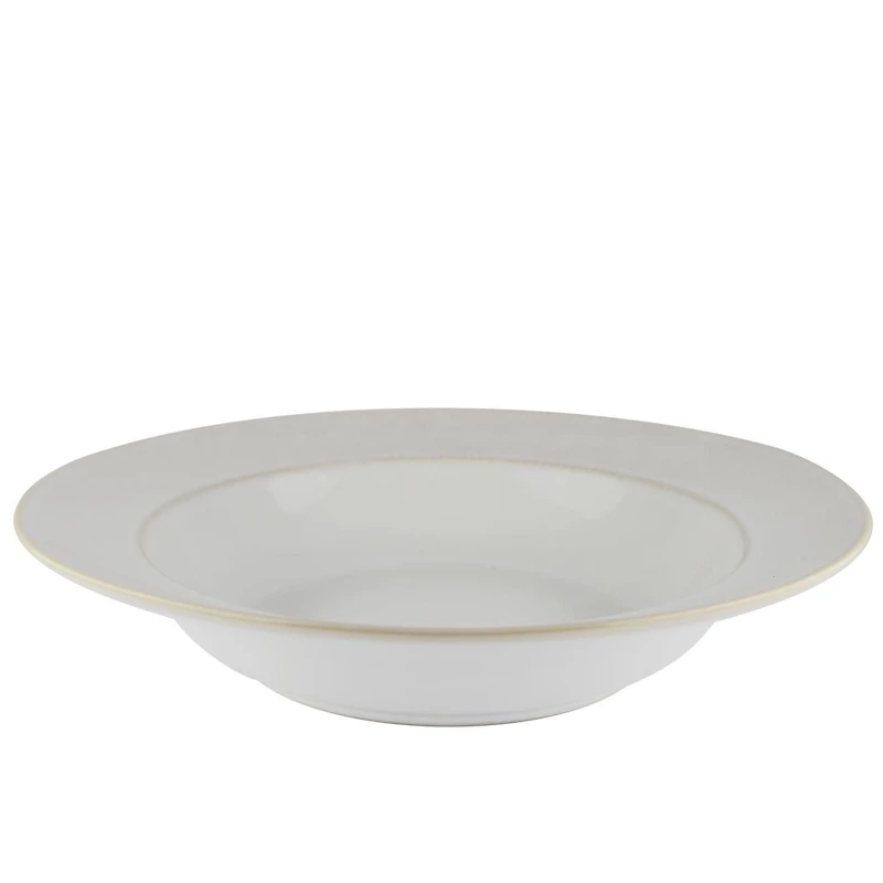 Mesa Ceramics Rondo Assiette à pâtes en grès 29 cm Ensemble de 4