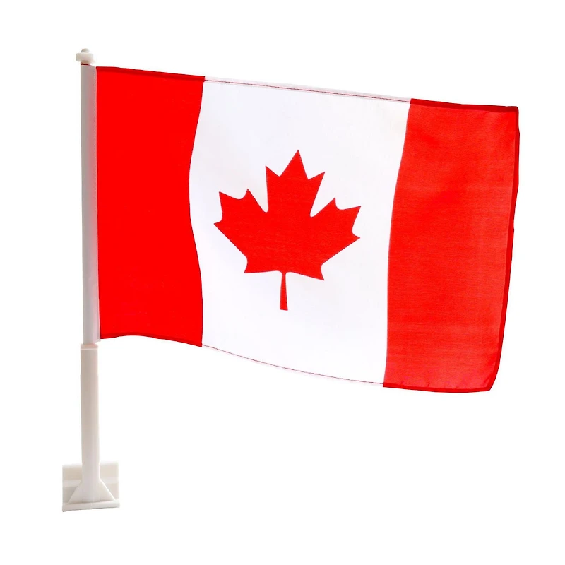 2 Pack Canada Car Flags – 11.3" x 19.5"