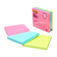 Feuillets super collants Post-it(MD) WM675-3SSMIA-C, Miami Feuillets SC Post-it®, Miami