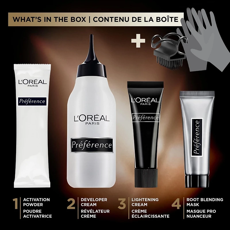 L'Oréal Paris Superior Preference Balayage, Luminous and natural highlights, inspired by salon, 1un