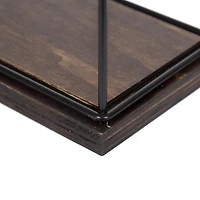 hometrends Benbrook Magazine File, Black/Walnut