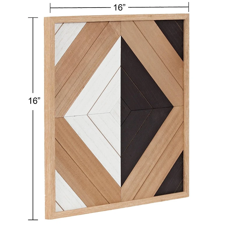 Plaque encadrée diamant carrée Ballez hometrends